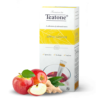 Чай Teatone яблоко-имбирь 15шт/уп*1,8г