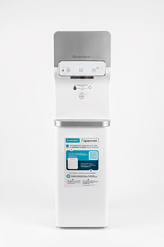 Кулер для воды Greendex White Silver Pro компрессорный, сенсорный